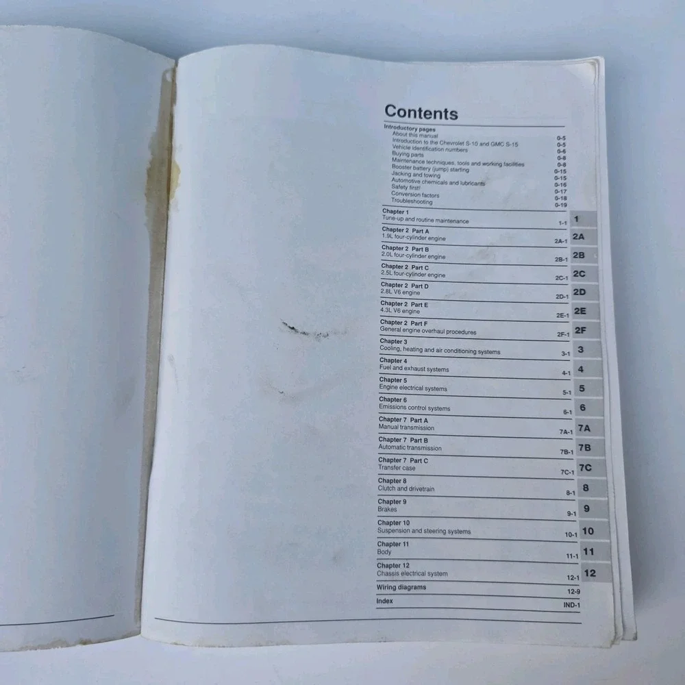 1982-1992 Chevy‎ GMC S-10 S-15 Truck Chevrolet & GMC Repair Manual Haynes 831